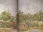 Vincent Van Gogh Couples in the Voyer d'Argenson Park at Asieres (nn04) oil painting